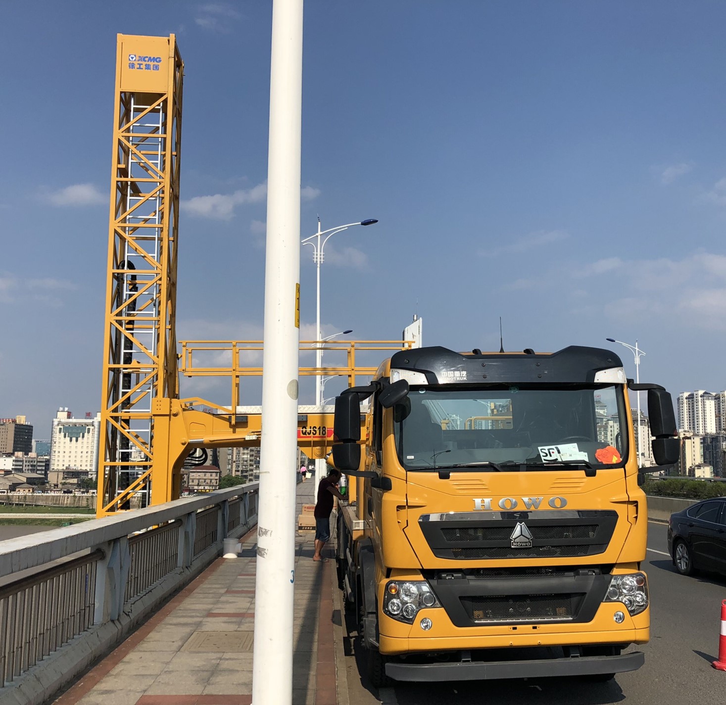 橋梁檢測(cè)車租賃案例